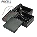 PKCELL 2-Slot D Size Battery Holder Cell Contain Two Wires with Cover and Switch (2pc)