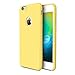 TORRAS [Love Series iPhone 6S Plus Case/iPhone 6 Plus Case, Liquid Silicone Rubber Gel Soft Microfiber Cushion Shockproof Case Compatible with iPhone 6 Plus/iPhone 6S Plus, Yellow