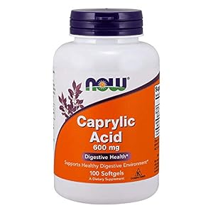 Image of NOW FOODS Acid 600Mg 100 Sg Caprylic, 100 CT