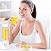 Portable Blender,USB Rechargeable Personal Smoothie Blender Mini Juicer Cup 480ML Fruit Juice Mixer Small Travel Blender for Shakes and Smoothies with Stainless Steel 6-Blades, FDA BPA Free (White)