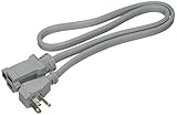 Prime, Gray, EC680503L Air Conditioner and Major Appliance Extension Cord, 3-Feet