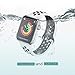 ilopee Waterproof Sport Band Compatible with Apple Watch Series 4 3 2 1, Fashionable Strap for iWatch 42mm 44mm, Multi Colors, M/L