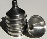 Eclectic Supply Funnel-6pk-VC Stainless Steel Mini Funnel for Essential Oil Bottles/Flasks (Pack of 6)