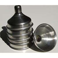 Stainless Steel Mini Funnel for Essential Oil Bottles / Flasks - Pack of 6