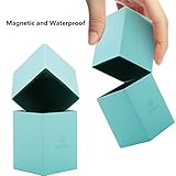 amoore 8 Pcs Makeup Brush Makeup Brushes with Case Makeup Brush set Foundation Brush Powder Brush (8 Pcs, Mint Green)