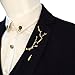Vintage Korean Style Large Branch Stick Lapel Pin Men Suit Brooch