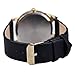 Winhurn Super Cute Cat Glasses Design Analog Quartz Women Wrist Watch (Black)