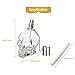 AIEVE Glass Table Torch, Glass Tabletop Torch Table Torches with Torch Wicks Wine Bottle Wicks Kit Replacement for Tiki Torches Citronella Torches Fuel Home Outdoor Tabletop Decor