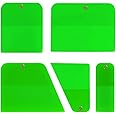 PPF Squeegee Kit 5 in 1 Anti-Scratch Soft TPU Scraper for Vinyl,Small Tint Squeegee Water Blade Scraper for Paint Protection Film,Vinyl Wrap Window Tint Tools (Green Magnet)