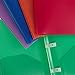 Storex Thicker Poly Two-Pocket Folder with Plastic Prongs, Assorted Colors, 5-Pack (50324U01C)