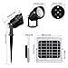 【Upgrade】Solar Spotlights Outdoor Landscape Solar Spot Lights Solar Lights 3 in 1 Solar Garden Spotlights LED IP66 Waterproof 150 Lumens per Light Fixture Security Lighting for Garden Yard(Warm White)