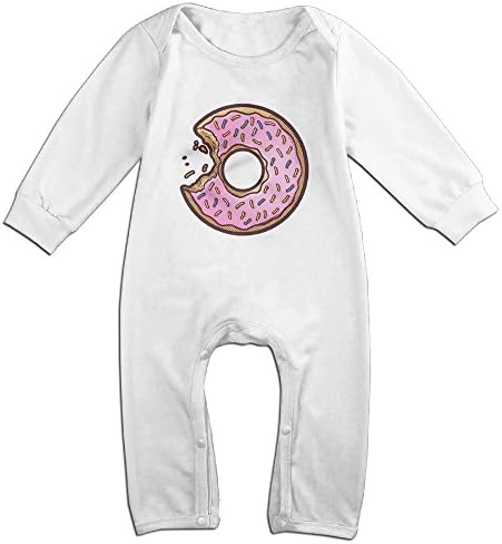 Baby Girl Boy Donuts Long Sleeve Baby Romper Jumpsuit Playsuit Outfits