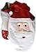 GIM Christmas Kitchen Chair Slip Covers Featuring Mr & Mrs Santa Claus for Holiday Party Festival Halloween Kitchen Dining Room Chairs Set of 2