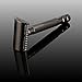 Miusco Men's Shaving Set, Safety Razor, Badger Hair Shaving Brush, Shaving Stand, Dark Chrome