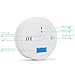 Carbon Monoxide Gas Detection,CO Detector Alarm LCD Portable Security Gas CO Monitor,Battery Powered,Alarm Clock Warning (3 AA Battery not included) (UL2034) (White)