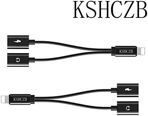 KSHCZB Earbuds Jack Adapter Aux Cable Headsets Converter Accessories Support iOS 12