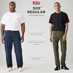 Levi's Men's 505 Regular Fit Jeans