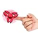 Hot Sale! AMA(TM) Hands Spinner Tri-Spinner Fidgets Fingertip Bearing Toy EDC Focus Gyro Toy (Red)