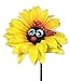 VW Beetle Flower - Sunflower with Red Bow