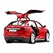 Diecast Model Cars Toy Cars Alloy Pull Back Toy Car with Sound and Light Toy Kids Toys 1/32 Scale (Red)