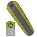 Rugged Camp Self Inflating Sleeping Pad - Foam Camping Mat is 1.5 Inches Thick Perfect for Hiking, Backpacking, Travel - Lightweight, Waterproof & Compact Camping Air Mattress (Green)