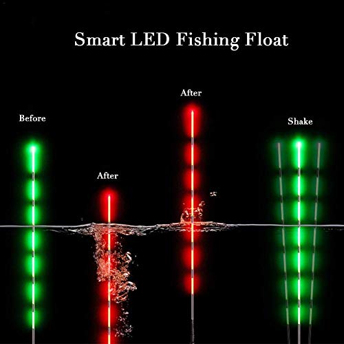 Led Smart Fishing Float Nacht Leuchtende Smart Luminous Fishing Float LED Licht Automatisch Erinnern (mit Battery) – Bild 3