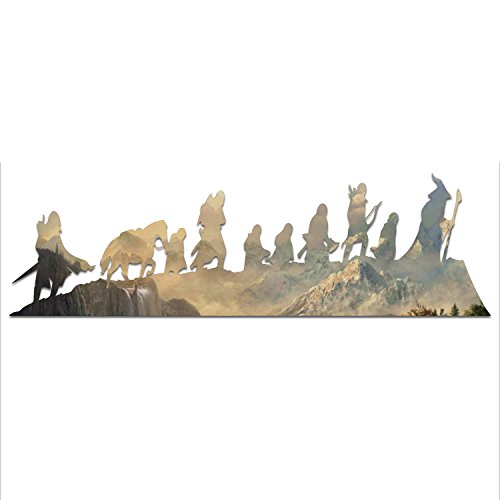 Bargain Max Decals LOTR Silhouettes Characters Caravan Fellowship