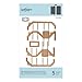Spellbinders S2-302 Etched/Wafer Thin Dies Die D-Lites Adjustable Shadowbox Frame with 1/2