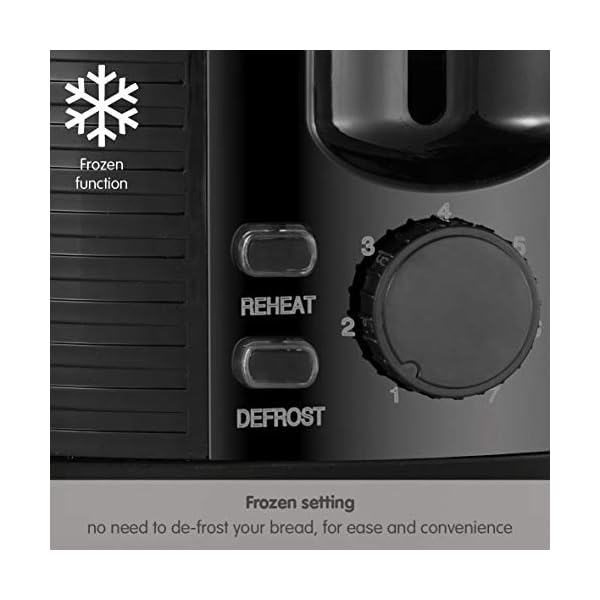 Morphy-Richards-228398-Arc-2-Slice-Toaster-Black Morphy Richards Arc 2-Slice Toaster - Black - 2 Slot - Plastic - Variable Browning Control - 228398