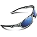 RIVBOS Polarized Sports Sunglasses Driving shades For Men TR90 Unbreakable Frame RB861 (RBS861-black night vision lens)