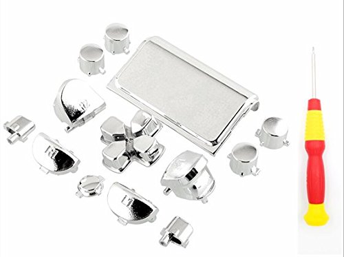 image for ZYJ-AWASA Replacement Touch Pad Thumbsticks Dpad Home Buttons Set Cont