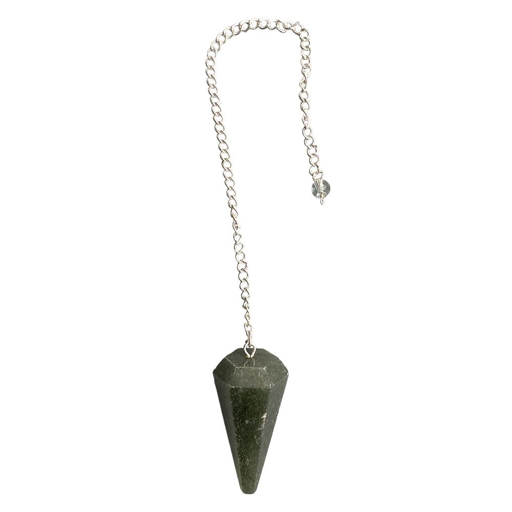 VIE Pendulum with Chain (Green Jade) — image 1