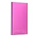 Muxika Ultrathin 12000mAh Portable USB External Battery Charger Power Bank (Hot Pink)