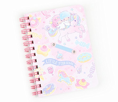 Little Twin Stars Small Spiral Notebook: Unicorn