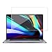 Moonmini for MacBook Pro 16 Inch Screen Protector, [1 Pack ] Ultra Slim High Definition Clear Tempered Glass Film Anti-Scratch Anti Dust and Finger-Print Screen Cover for MacBook Pro 16 2019