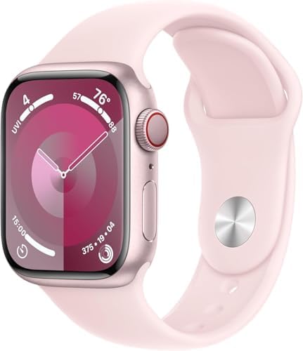 Amazon.com: Apple Watch Series 9 [GPS 45mm] Smartwatch with Pink