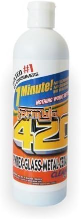 2 Item BUNDLE - Formula 420 Pipe Cleaner - Glass - Pyrex - Metal - Ceramic AND Formula 420/710 Moist Towelette