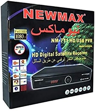 NEWMAX 771 HD DIGITAL SATELLITE RECEIVER FULLY DVV-S & MPEG-2,MPEG-4,H ...
