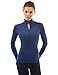 PattyBoutik Women V Neck Button Ribbed Sweater (Medium Blue Medium)