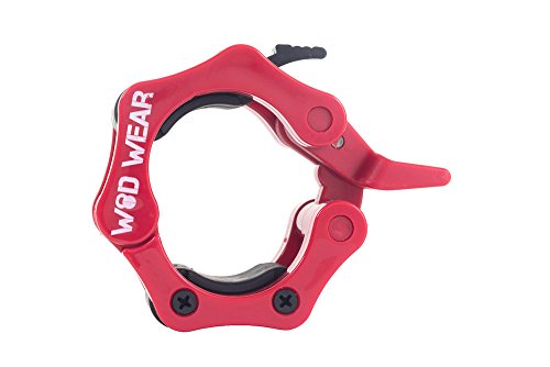 WOD Wear Barbell Collar 50MM Olympic Standard by (Red) - Thumbnail 4