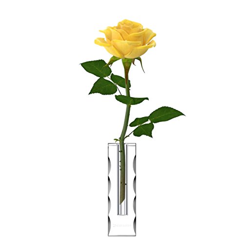 image for DeFaith Crystal Vase Stand for Gold Rose, Fresh-Cut Rose Flowers Decor