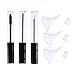 Leegoal(TM) Empty Mascara Tube, 3 Packs 10ml Reusable Mascara Container Eyeliner Bottle Lip Gross Tube with Brush and Funnels for Castor Oil and DIY Mascara