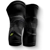 Storelli BodyShield Knee Guards, High-Impact Protection, Sweat-Wicking, UV-Resistant Athletic Knee Protection Pads for Soccer &amp; Heavy-Duty Sports, Black, X-Large