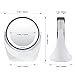 Spaire Vanity Makeup Mirror LED Light 5X/1X Magnification 360° Rotation Battery Operated Double-Sided Travel Mirror for Beauty, Travel, Skin Care