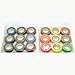 JVCC Mini Spike Tape Multi-Pack: 1/2 in. x 6 ft. / Assorted (Fluorescent Green, Fl. Orange, Fl. Pink, Fl. Yellow, Brown, Grey, Red, White, Yellow) / 9 rolls [9 rolls/pack]
