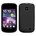 Importer520 RUBBER SOFT GEL Phone Cover Sleeve Silicone SKIN Case Cover for SAMSUNG i110 ILLUSION (VERIZON) Straight Talk Samsung Galaxy Proclaim 720C SCH-S720C (Black)