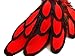 Moonlight Feather | 1 Dozen - Red Whiting Farms Laced Hen Saddle Feathers Fly Tying Halloween Carnival