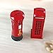 7 Inches Piggy Bank Alloy Street Red Telephone Booth Bank Box Souvenir Gift Model Box