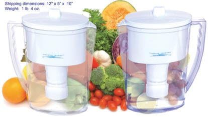 Amazon Com Crystal Quest Clear Water Filtering Pitcher With Extra