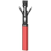 Budi Universal Travel USB Cable Adapter Set, Phone Charging, Data Sync &amp; OTG - Red
